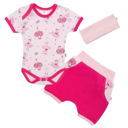 3-dílná letní bavlněná souprava New Baby Perfect Summer baletka 92 (18-24m)