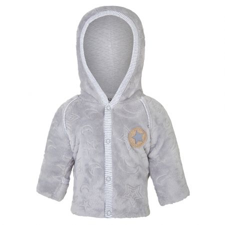 Little Angel Kabátek MAZLÍK Outlast® - šedá obloha Velikost: 62