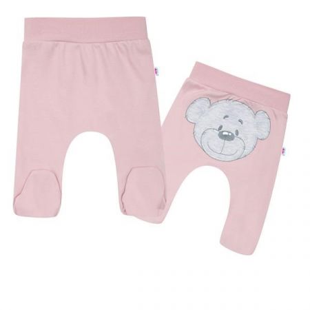 Kojenecké bavlněné polodupačky New Baby BrumBrum old pink 86 (12-18m)