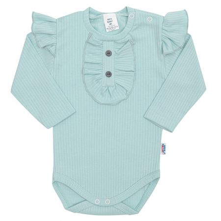 Kojenecké body New Baby Stripes ledově modré 80 (9-12m)