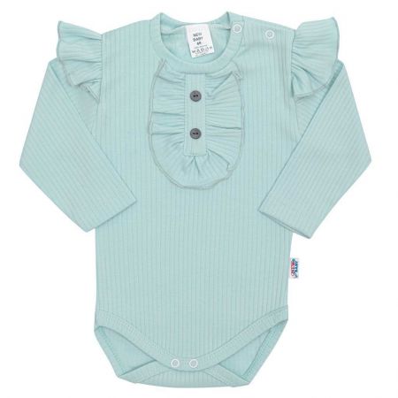 Kojenecké body New Baby Stripes ledově modré 68 (4-6m)