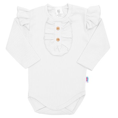 Kojenecké body New Baby Stripes bílé 62 (3-6m)