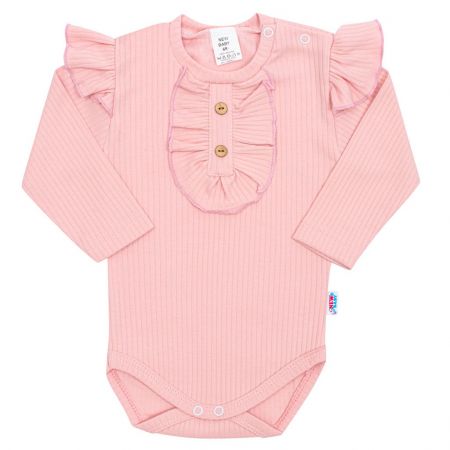 Kojenecké body New Baby Stripes růžové 80 (9-12m)