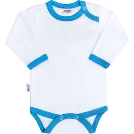 Kojenecké body New Baby s modro-tyrkysovým lemem 80 (9-12m)