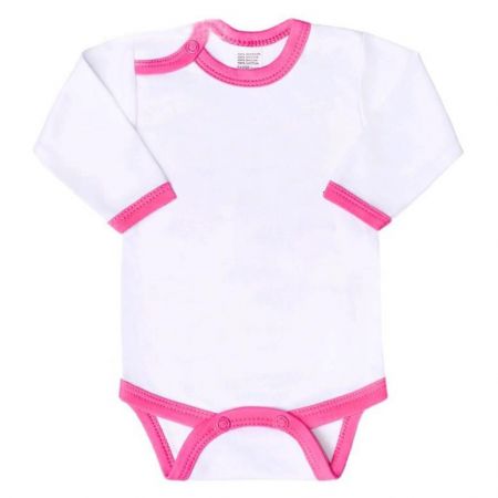 Kojenecké body New Baby s růžovým lemem 86 (12-18m)