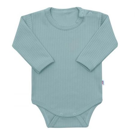 Body s dlouhým rukávem New Baby Practical zelené 74 (6-9m)