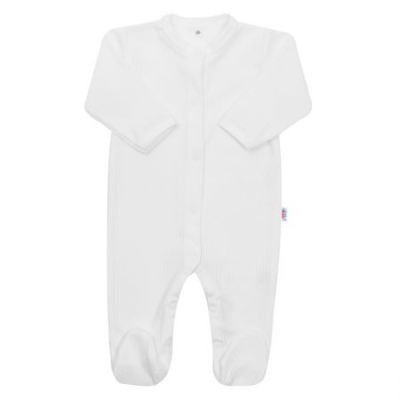 Kojenecký bavlněný overal New Baby Practical bílý kluk 92 (18-24m)