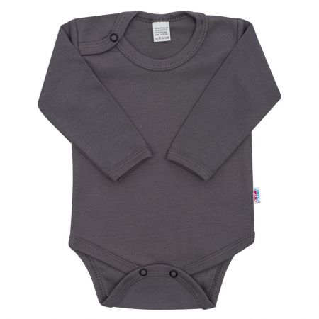 Kojenecké body New Baby Classic II tmavě šedé 74 (6-9m)