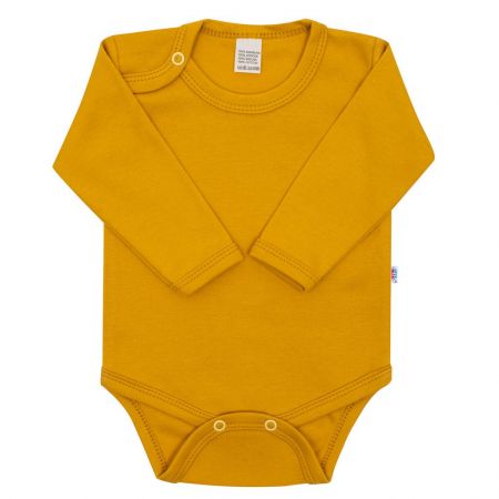 Kojenecké body New Baby Classic II hořčicové 68 (4-6m)