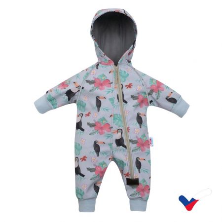 Softshellový kojenecký overal New Baby Tukan 80 (9-12m)