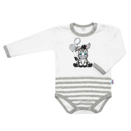 Kojenecké bavlněné body New Baby Zebra exclusive 86 (12-18m)