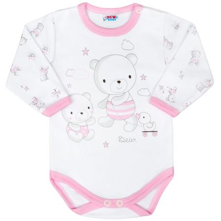 Kojenecké body New Baby Bears růžové 50