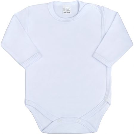 Kojenecké body celorozepínací New Baby Classic bílé 56 (0-3m)