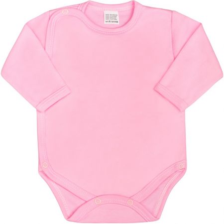 Kojenecké body celorozepínací New Baby Classic růžové 50