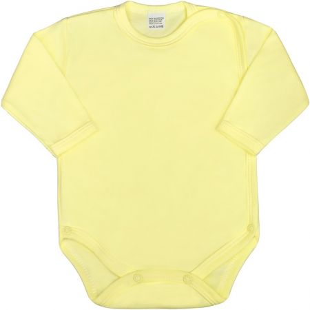 Kojenecké body celorozepínací New Baby Classic žluté 50