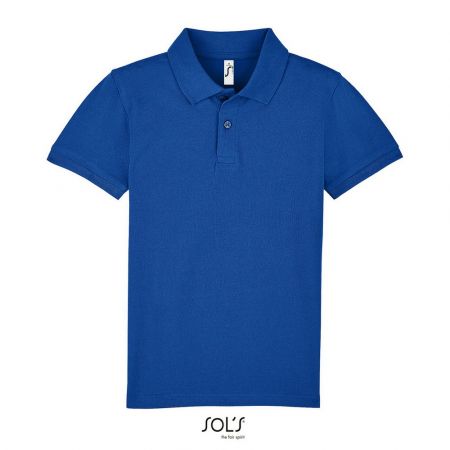 SOL'S Dětská polokošile s krátkým rukávem - Královská modrá | 6 let