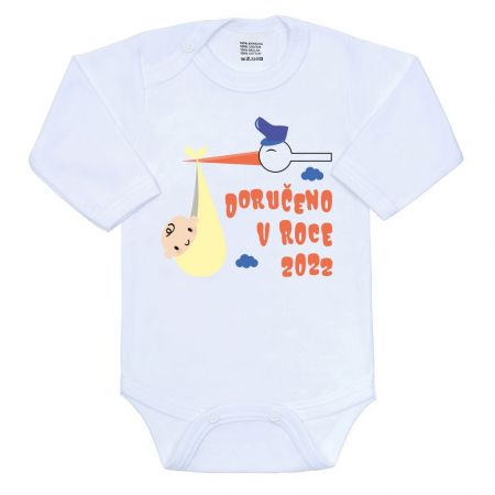 Body s potiskem New Baby Doručeno v roce 2022 74 (6-9m)