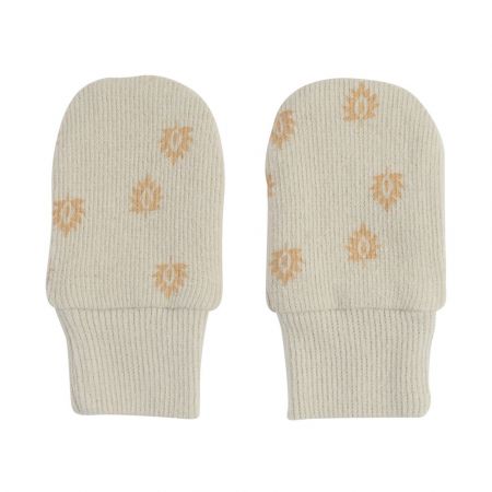 LODGER Rukavičky Mittens Print Rib Birch