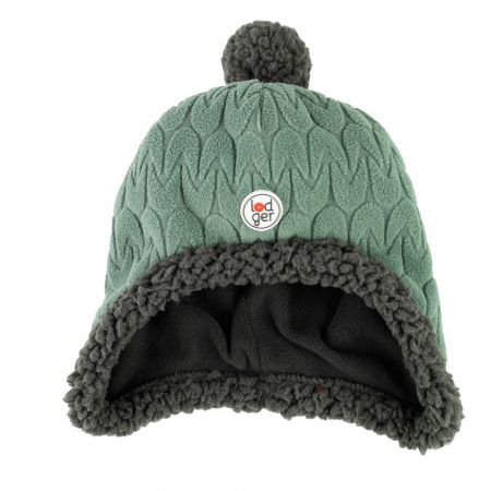 LODGER Čepička Hatter Empire Fleece Green Bay 6-12m