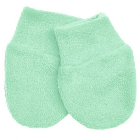 Babyrenka kojenecké rukavičky Fleece Mint