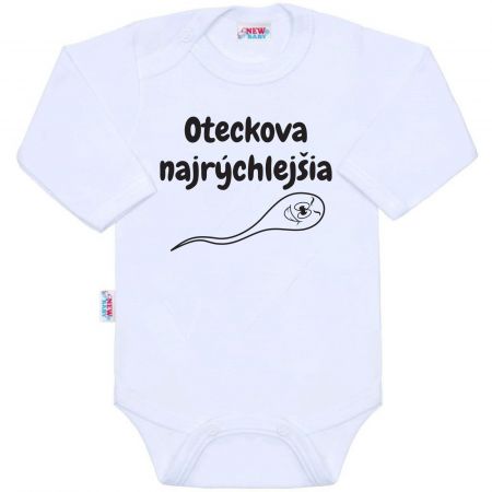 Body s potiskem New Baby Oteckova najrýchlejšia 50