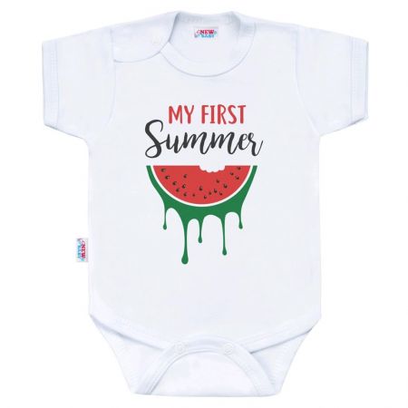 Body s potiskem New Baby My first Summer 80 (9-12m)