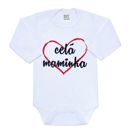 Body s potiskem New Baby celá maminka 86 (12-18m)