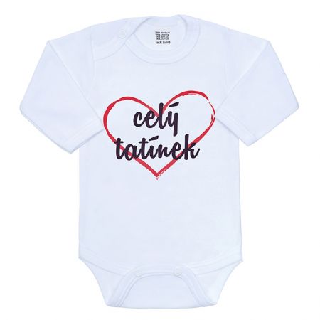 Body s potiskem New Baby celý tatínek 56 (0-3m)