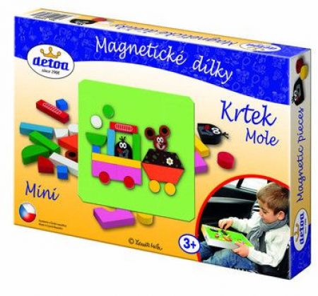 Detoa Magnetické dílky Krtek MINI