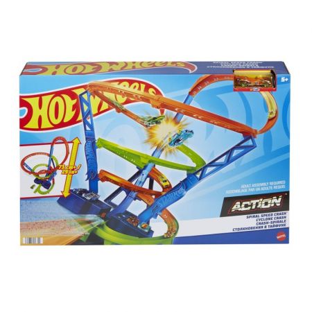 MATTEL - Hot WheeLittle Smoby Srážka Na Spirále, Mix produktů