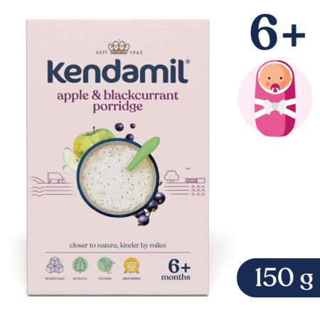 Kendamil Jemná dětská kaše jablko černý rybíz 150 g