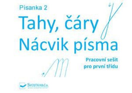 Svojtka Písanka 2  Tahy, čáry  Nácvik písma