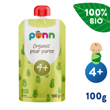 Salvest Kapsička Ponn BIO Hruška 100% (100 g) 4m+