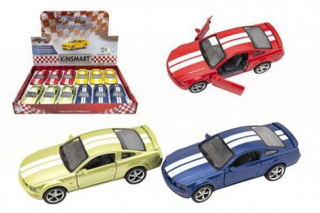 Teddies Auto Kinsmart 2006 Ford Mustang GT 12,5 cm kov/plast na zpětné natažení 