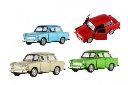 Dromader Auto Welly Trabant 601 Klasic kov/plast 11 cm na volný chod