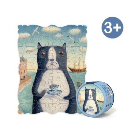 Mideer Kreativní puzzle 48 ks Potrét kočky bez koláče