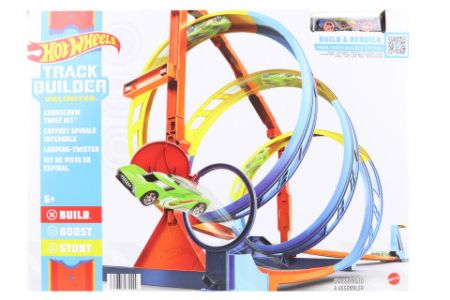 Mattel Hot Wheels Track builder spirála HDX79