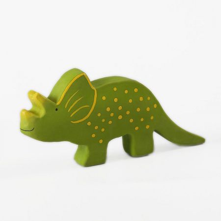 Tikiri Baby Dinosaurus z přírodní gumy Triceratops-trice