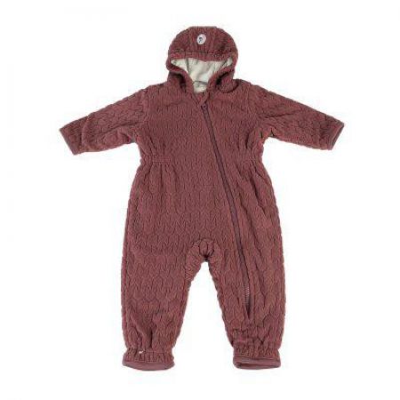 Lodger Kombinéza Skier Empire Fleece Rosewood 6 - 12 měsíců