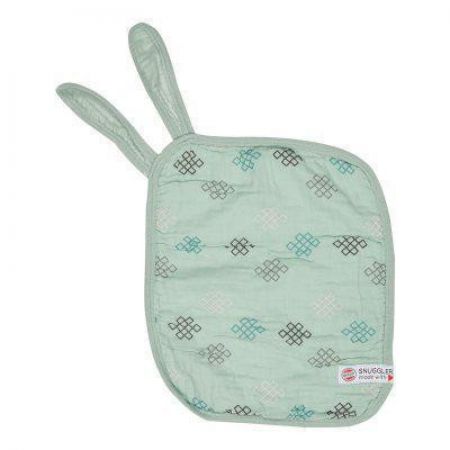 Lodger Muchláček Snuggler Muslin Knot Xandu Silt Green