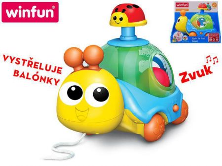 Winfun Šneček vystřelující balonky se zvukem 12 m+