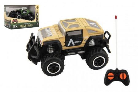 Teddies Auto RC mini vojenské SUV plast 14cm 27MHz