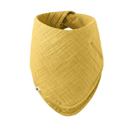 Bibs Bandana mušelínový bryndáček z BIO bavlny  Mustard 